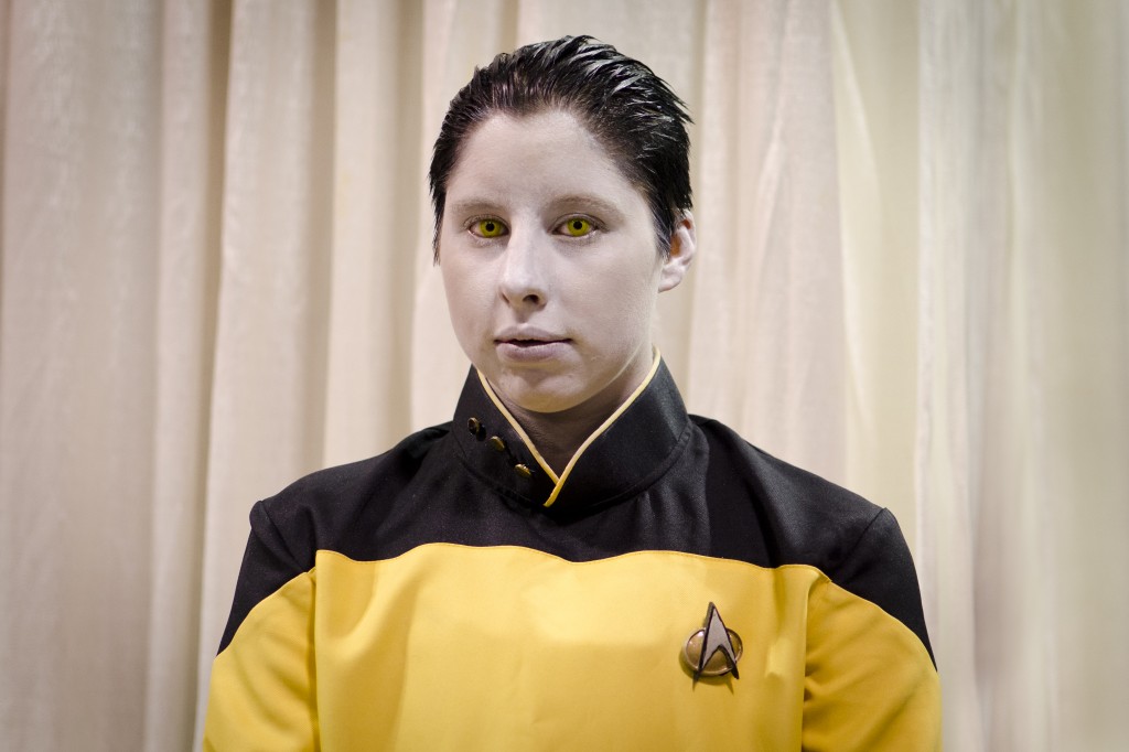 Put on your visor, Geordi.