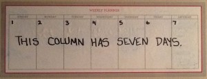 This Column Has Seven Days