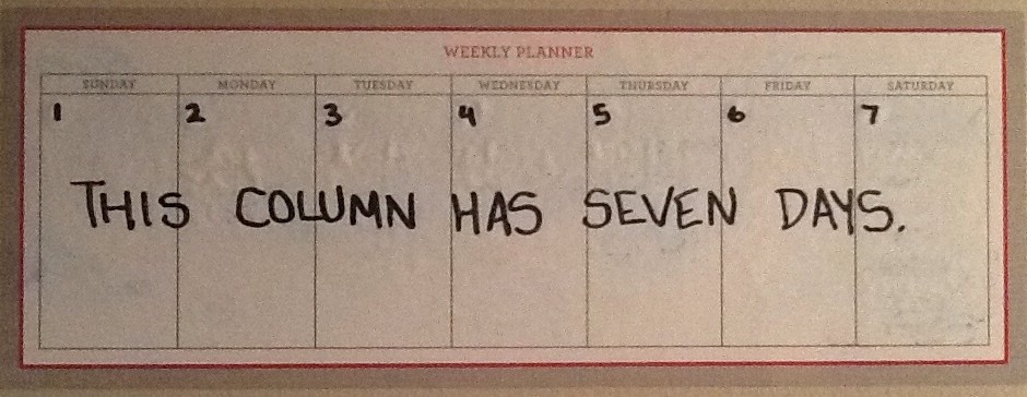 This Column Has Seven Days #059 // We Are Not Things