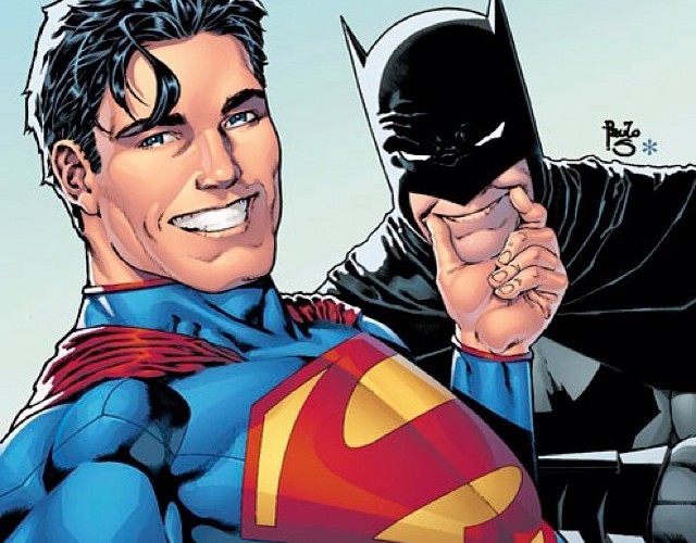 Superman and Batman Selfie